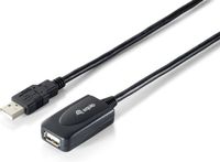 Equip 133336 USB-kabel USB 2.0 5 m USB A Zwart