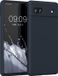 kwmobile telefoonhoesje geschikt voor Google Pixel 6a - Hoesje met siliconen coating - Smartphone case in bosbesblauw