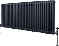 MonsterShop Monster Group BV Traditionele 2 kolom radiator - antraciet grijs - 600x1462mm - 6220btu