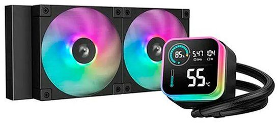 DeepCool LQ240 - Vloeistofkoelsysteem processor - 240mm radiator - Zwart