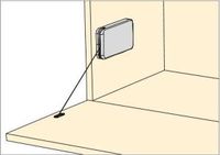 Emuca Mechanisme voor vouwdeuren Miniwinch met afdekkap, 10 kg, Staal en kunststof, Grijs.