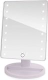 Verk Bol Grote make-upspiegel met 16 leds - wit