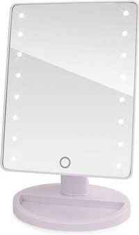 Verk Bol Grote make-upspiegel met 16 leds - wit