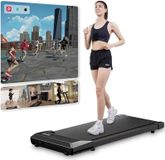 Walking Pad tapis de course - Tapis de course de bureau BA06 - 1,5 CV - Jusqu'à 6 km/h - Surface de course 39x90 cm - Bluetooth et écran - Capacité de charge 120 kg - Noir