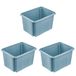 keeeper Bak emil, stapelbaar door draaien, 44,5 x 34,5 x 27 cm, 30 l, blauw (Nordic Blue), 3 stuks