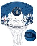 Wilson Team Mini Hoop NBA Timber-set Met Bal En Minibasket Veelkleurig