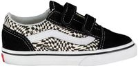Vans Old Skool V Chaussures Enfants Cuir Unisexe Taille 21 Noir/Écru