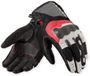 REV'IT! Blaze Zwart/Wit/Rood Heren Motorhandschoenen Maat M