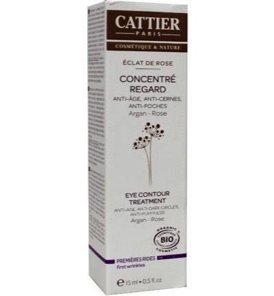 Cattier Oogcreme eclat de rose contour treatment 15 ML