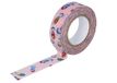 Masking Kokeshi Masking Tape Washi Roze 15 mm x 15 m
