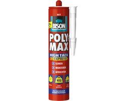 Bison Poly Max High Tack Express - Montagekit - Wit - 425g