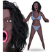 Imani Poupée gonflable réaliste noire bouche gourmande