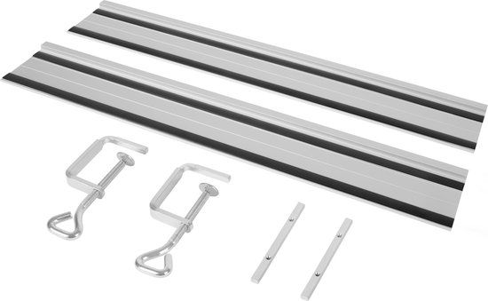 Geleiderset VONROC Geleiderail set voor mini cirkel- en invalzagen – 2x500mm (1000mm totaal) - 2 stuks – Voor S_CS503AC