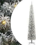 vidaXL Kunstkerstboom Groen 300 cm PVC en Staal en Kunststof