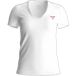 Guess Dames-T-shirt met v-hals Mini Triangle