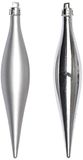 CODICO Set van 5 glazen suspensions hauteur 15 cm argentee