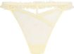 Hunkemöller Hoog Uitgesneden String Flora Geel
