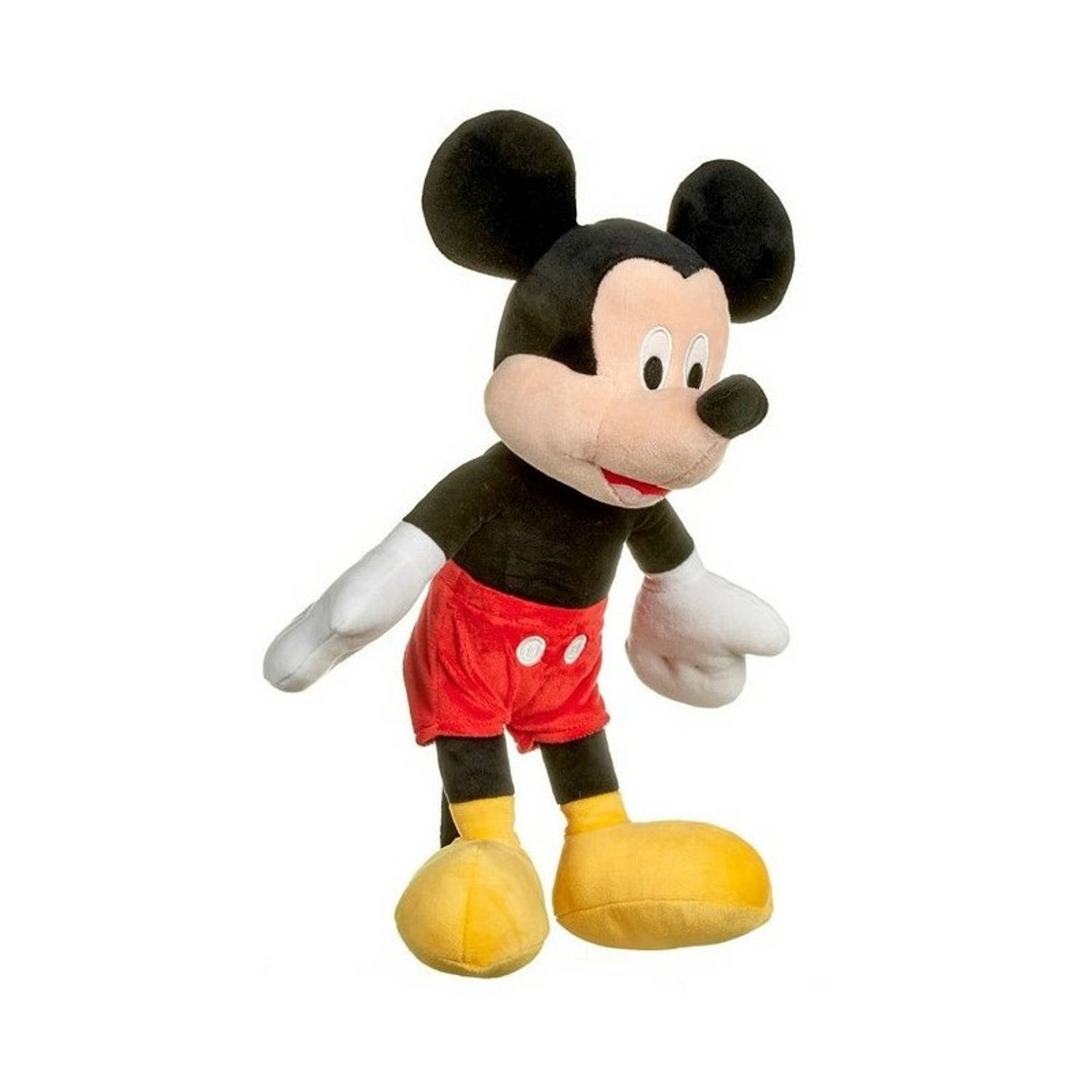 Disney pluche knuffel mickey mouse in rode broek 30 cm - knuffelberen