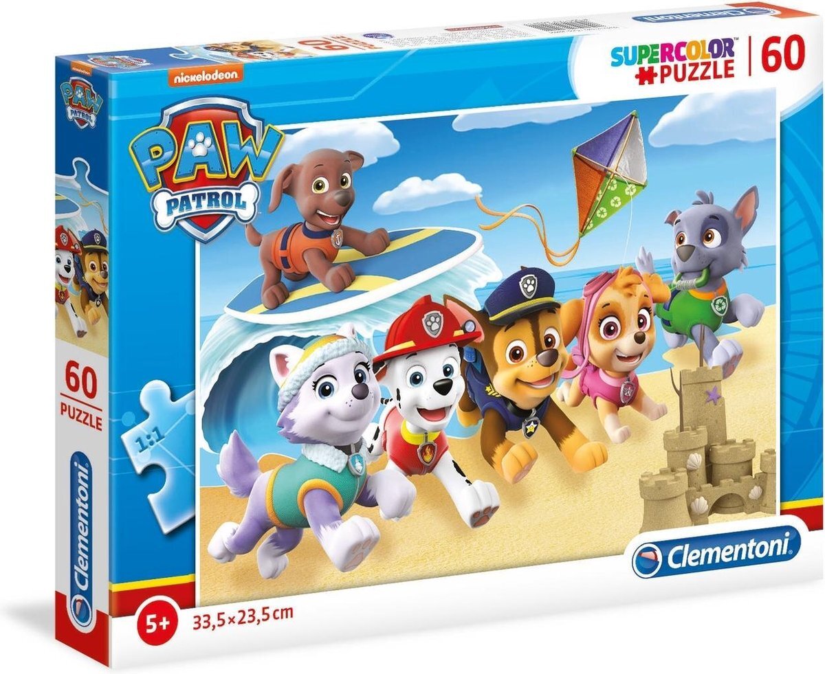 Clementoni Legpuzzel Paw Patrol Junior Karton 60 Stukjes