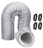 StarTech Afdekking voor de afvoerslang van airconditioners - Warmte-isolerend - Zonwering - Fluweel - 150 cm
