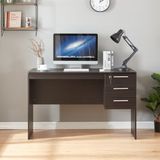 en.casa Bureau Ragunda 120x59x75 cm houtkleurig donker