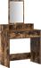 vidaXL Kaptafel Rook Eiken 79 x 41 x 140 cm Bewerkt hout