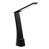 EGLO LED batterij bureaulamp La Seca, draadloze tafellamp touch dimbaar | Tafellamp bureau USB oplaadbaar, kunststof in zwart, warmwit-koudwit
