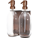 Icecat Distributeur de savon mural double en cuivre