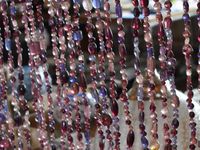 Orientals Rideau de perles de verre Rideau anti-mouches violet