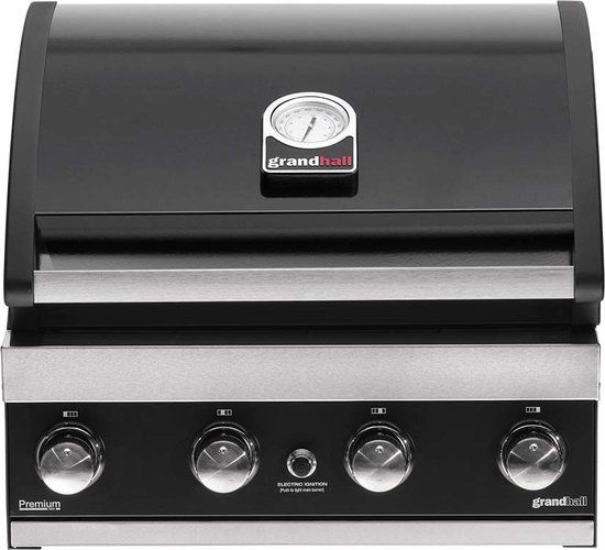 Grandhall Premium G4 Inbouw Gasbarbecue - 4 branders