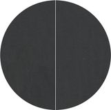 VidaXL Zwembad grondzeil ø 244 cm (1 mm) rond niet-geweven stof zwart
