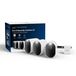 Arlo Pro 6 2K+ beveiligingscamera, 3 camera's met extra batterij en dubbel dockingstation