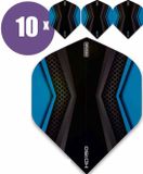 ABC Darts Pentathlon HD150 Blauw Dart Flights - 10 Sets (30 Stuks)