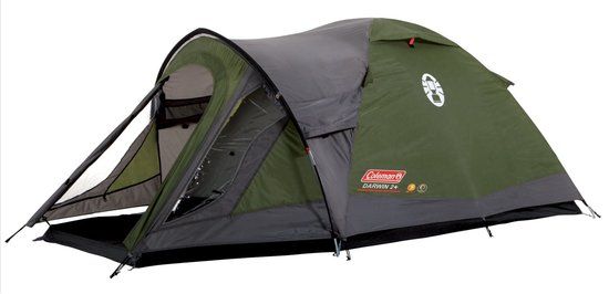 Coleman Darwin 2 Plus Koepeltent - 2 Person Tent - 3000 mm Waterproof - Green
