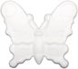 Rayher hobby materialen 8x stuks piepschuim vlinders van 12,5 cm Ivoorwit