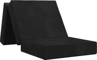 vidaXL Vouwbare Sofa Bed 90 x 63 x 45 cm Zwart
