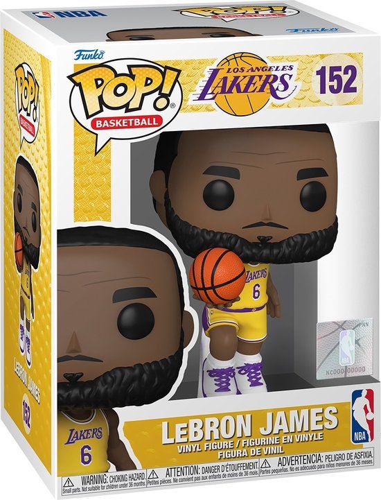 Funko Pop! NBA: Los Angeles Lakers - LeBron James #6 | PVC | 16 cm