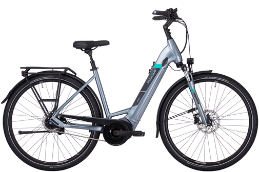 Pegasus Premio Evo 5F Dames E-bike - 2022 - Dark Chrome Silver - 50 cm