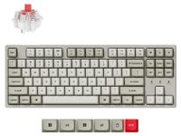 Keychron C1 Pro 8K, clavier mécanique avec connexion USB, programmable, disposition QWERTY, interrupteurs RGB / Super Red