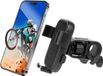 VHV - Support de téléphone - support de téléphone étanche pour scooter - avec éclairage LED - pour scooter, moto, vélo électrique