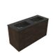 Saniclass SW1578607/SW761657 Badkamermeubelset - Mat Eiken Charcoal
