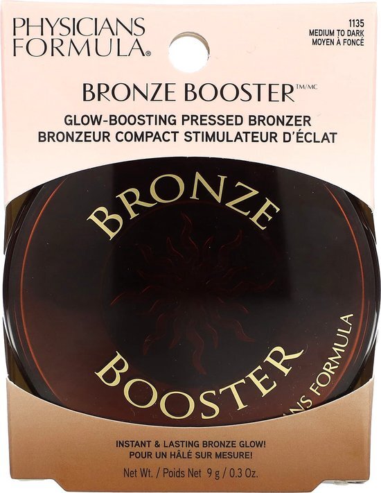 PHYSICIAN FORMULA Physicians Formula - Bronze Booster Glow - Bruinende Gezichtspoeder met Lichte Formule voor een Gezonde Gloed - Geformuleerd met Glow Activators - Geperste Bronzer