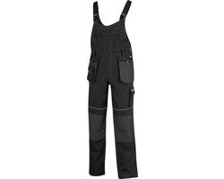 STØRVIK Pan Tuinbroek - Amerikaanse Overall - Unisex - Zwart - Maat XL