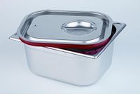 APS 80025 GN 1/3 transportdeksel, siliconen afdichting, greepuitsparing en gat tegen onderdruk, niet geschikt voor combi-stoomers