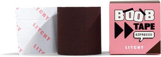 Litchy Boob Tape - Boobtape - Fashion Tape - BH Tape - 5 Meter - Espresso
