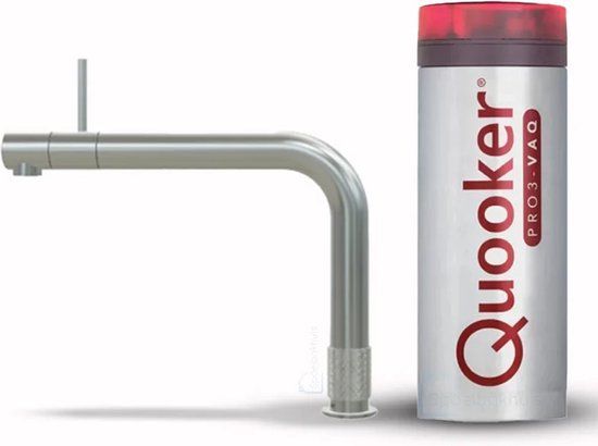 Quooker Front kokendwaterkraan - PRO3 reservoir - RVS geborsteld
