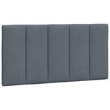VidaXL Hanko Bedframe Donkergrijs Fluweel 100x200 cm