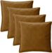 Atmosphera Coussin d'assise Sophia - 4x pièces - 45 x 45 cm - polyester avec fermeture éclair
