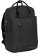 New Rebels Unisex Harper Miami Rugzak - 9L waterdichte rugzak met dubbele sluiting - 13 inch laptopvak - Waterafstotende ritssluiting - Gewatteerde riemen, ideaal voor werk & school - Zwart