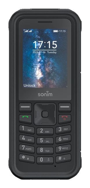 Sonim XP100 - Seniorentelefoon - 2.4" - Zwart - Dual SIM - 4G - IP68